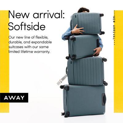 Introducing our new line of flexible, durable suitcases designed with all the must-have features we're known for (and then some).