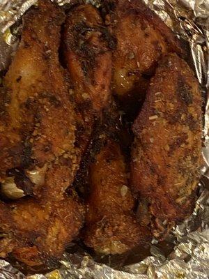 Garlic Parmesan smoked wings