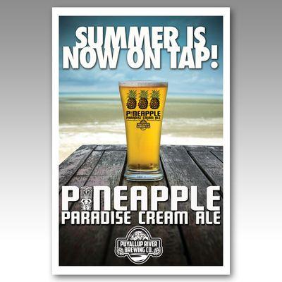 Promotional Poster  - Pineapple Cream Ale