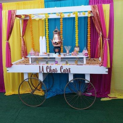 Colorful Chai Cart