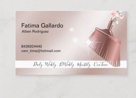 Hello, my name is Fatima and we are offering our cleaning service, we also clean Airbnb and offices, call for your free estimate.