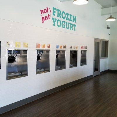 ten individual flavor soft serves