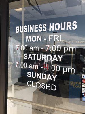 Business Hours