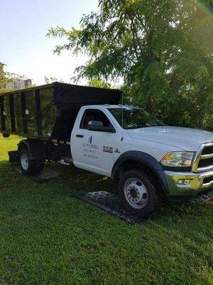 Dump truck for demos, hauling and debris removal.