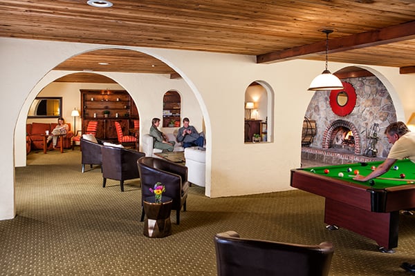 Large Lobby with cozy nooks for relaxing with friends or curling up with a good book.