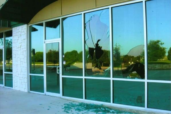 Storefront Door and Glass