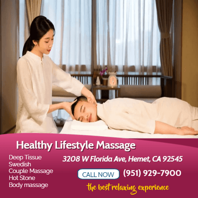 Our traditional full body massage in Hemet, CA  includes a combination of different massage therapies like  Swedish Massage, ...