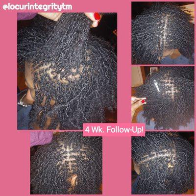 This Queen is  Rock'N Steady w/ Her new Locs!!