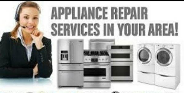 Appliance repair in your area of refrigerator, stove, dishwasher, washer and dryer. Call Today