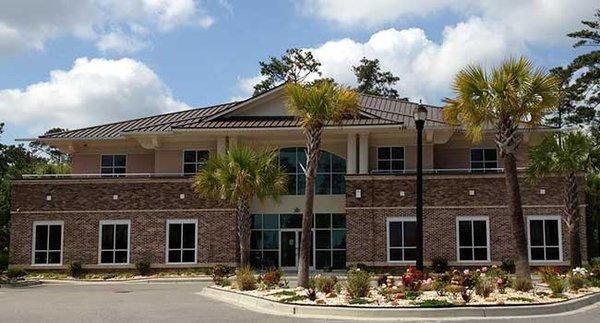 Exterior of Back Pain Relief Center and other offices