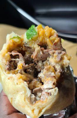 Carne asada burrito