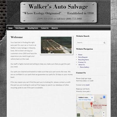 Walker's Auto Salvage has been serving their customers since 1950 - http://www.walkersauto.com/