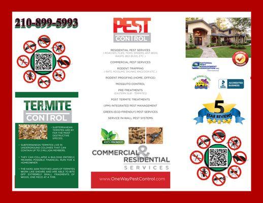 Custom Pest Control Brochure - Unpaid