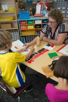 Montessori elementary classrooms, for children ages 6-12 years, at A Children's Habitat Montessori School