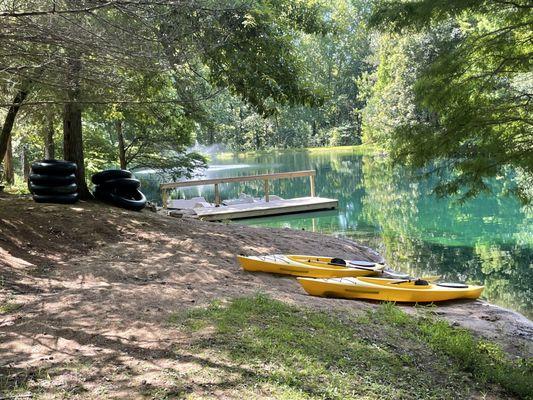 Kayaks, Paddle boats and tubes