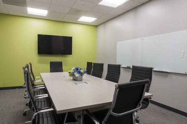 All of our conference rooms come equipped with monitors so you can present your best presentations!