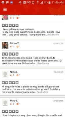 More reviews on yelp