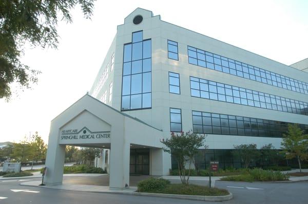 Cardiology Associates located in the lobby of the Heart Center building, Suite 1100 on the campus of Springhill Medical Center.