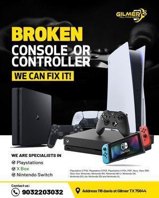 Play station and Xbox repair