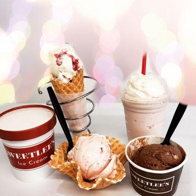 Sweetlee's ice cream - have it your way.