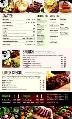 Brunch/Lunch Menu