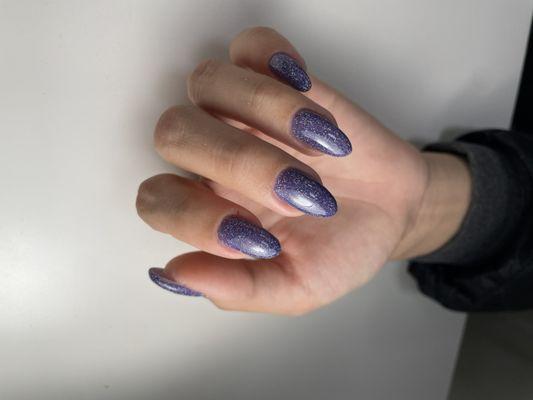 Hard gel manicure