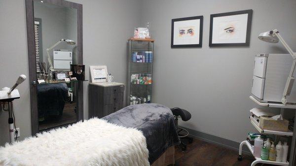 Visit Susie with Lash for eyelash extensions or Zari with Dermadamo for facials and threading in Suite #35