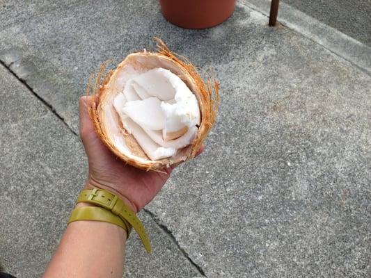 Coconut meat!