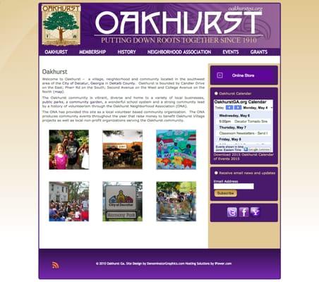 web design for local neighborhood group