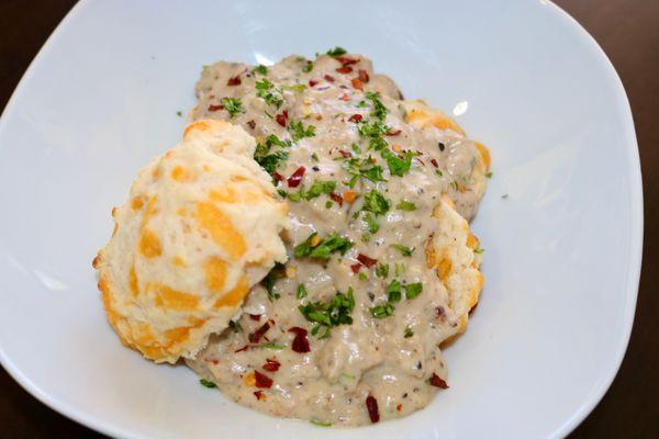 Savory Biscuits and Gravy