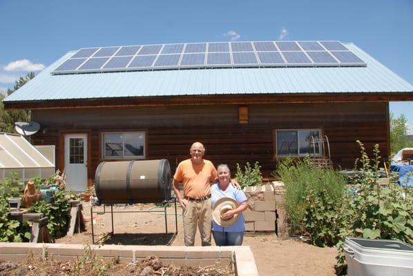 Vernon & Nancy have been ecstatic with the performance of their  solar PV system over the last 5 years.