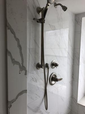 Shower faucet install