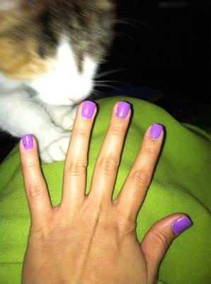 I love my nails!!! Even my kitty loves them ^_^