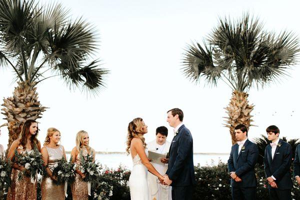 M+A Ceremony at Horseshoe Bay Resort's Magnolia Lawn