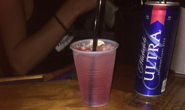 Vodka sprite cranberry and michelob ultra