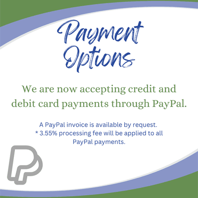 Now accepting credit card payments through PayPay