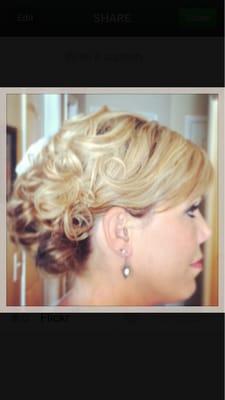 Bridal up do