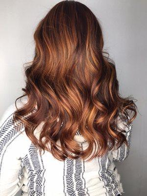 Copper Balayage