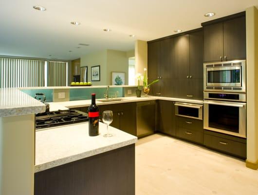 Remodeled modern kitchen