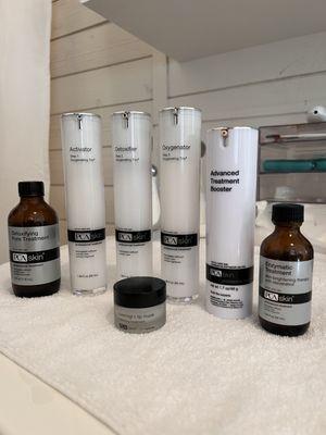 Products for the #1 facial at Beauty Method the Oxitrio facial