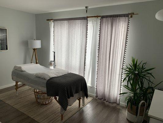 Treatment rooms that are beautiful and relaxing