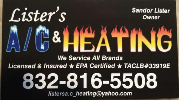 Listers A/C & Heating