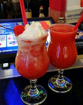 Miami Vice Daiquiri and Strawberry Daiquiri