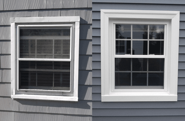 Siding and Window transformation.  Which do you like better?