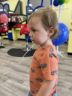 Book your child's haircut with one of our licensed stylists! All stylists have experience with children of all abilities!