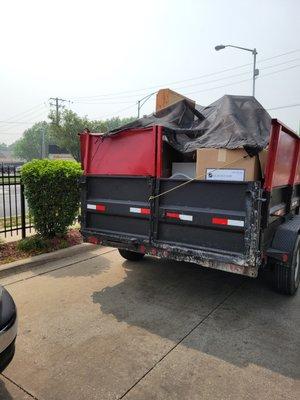 6x14 dump truck
Full load