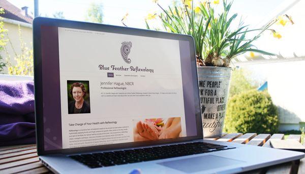 Bluefeather Reflexology Website Design