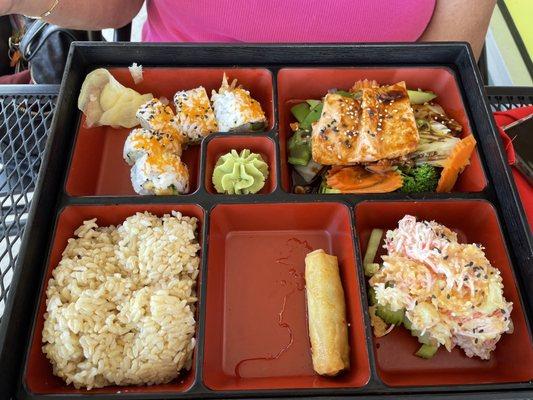 Lunch Salmon Bento...delicious!!!