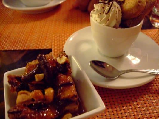 Dessert:  Tiramisu (from scratch) & Bread Pudding