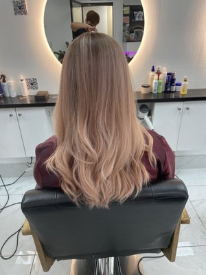 Most recent dye job - asked for a light pink